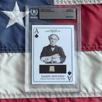 Harry Houdini Handwritten Word Cut from a Autograph Letter Signed Beckett BAS