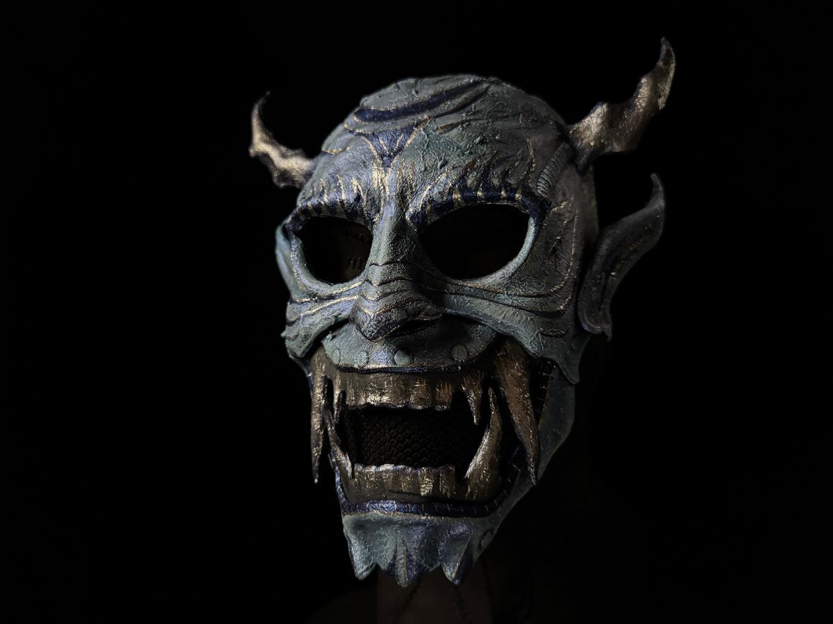 Leather Oni Mask Printable Pattern by Rockwell Masks