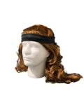 Red Wig With Headband by Masquerade