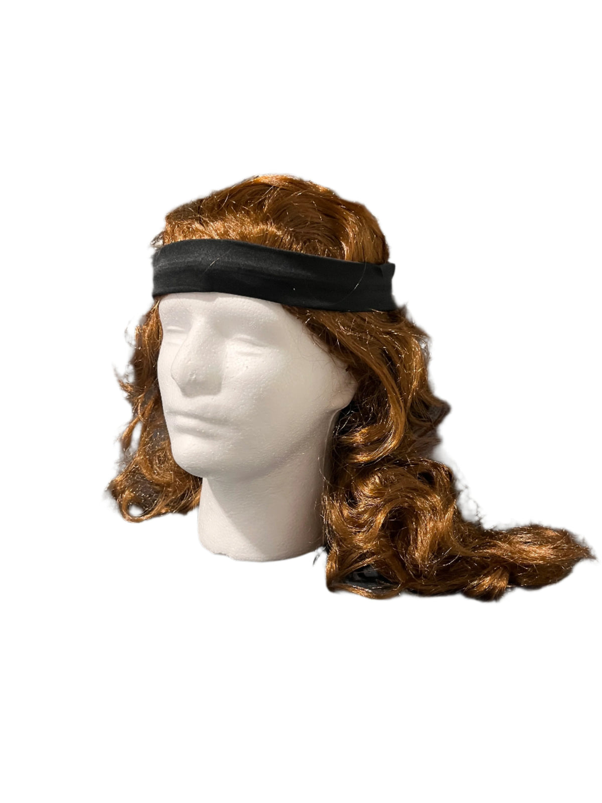 Red Wig With Headband by Masquerade