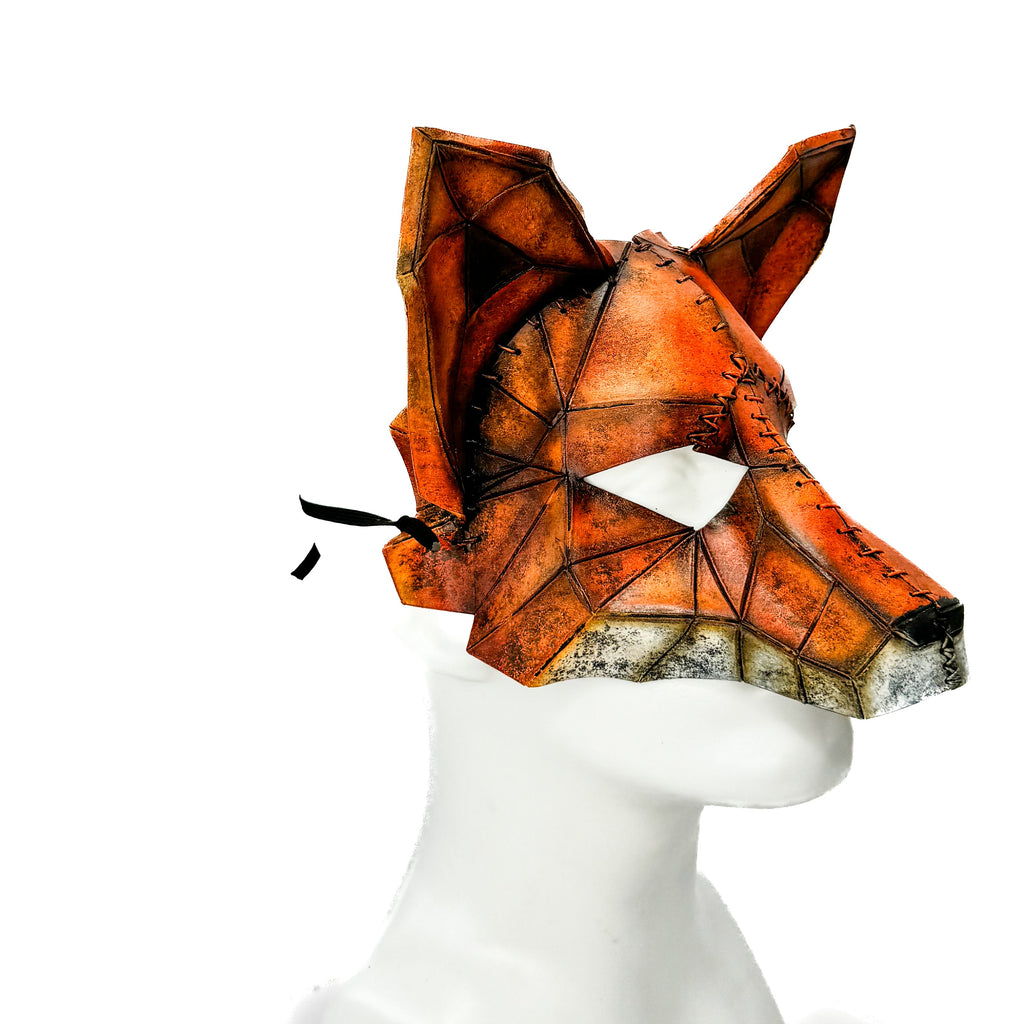 Fox Handmade Genuine Leather by Rockwell Masks