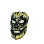 Genuine Leather Mask - Shattered Clown - Thick Straps w Velcro Included - Wide Mouth Edition by Rockwell Masks