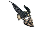 Evil Being - Handmade Genuine Horned Leather Devil/Demon/Satan Horned Mask by Rockwell Masks