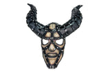 Evil Being - Handmade Genuine Horned Leather Devil/Demon/Satan Horned Mask by Rockwell Masks