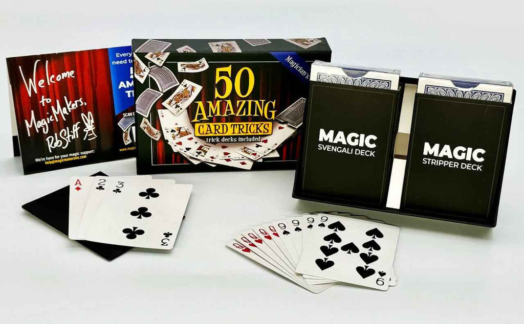 50 Amazing Card Tricks Kit Deluxe Edition - Big Tim's Magic Emporium