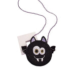 Halloween Bat Beaded Mini Crossbody Bag by Madeline Love