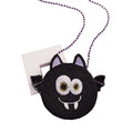 Halloween Bat Beaded Mini Crossbody Bag by Madeline Love