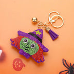 Bling Halloween Witch Keychain Bag Charm by Madeline Love