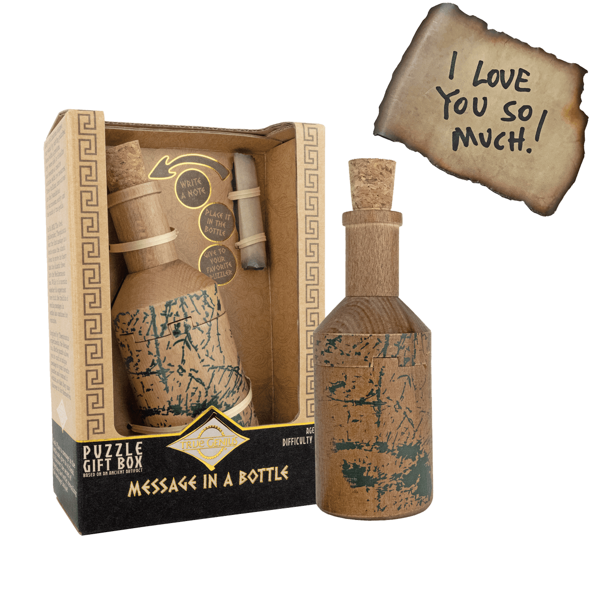 Message in a Bottle - Secret Puzzle Box by Project Genius