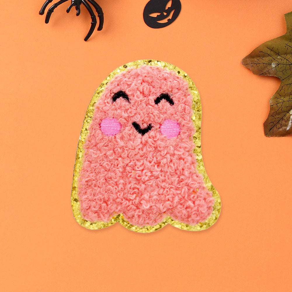 Halloween Ghost Iron On Patch by Madeline Love