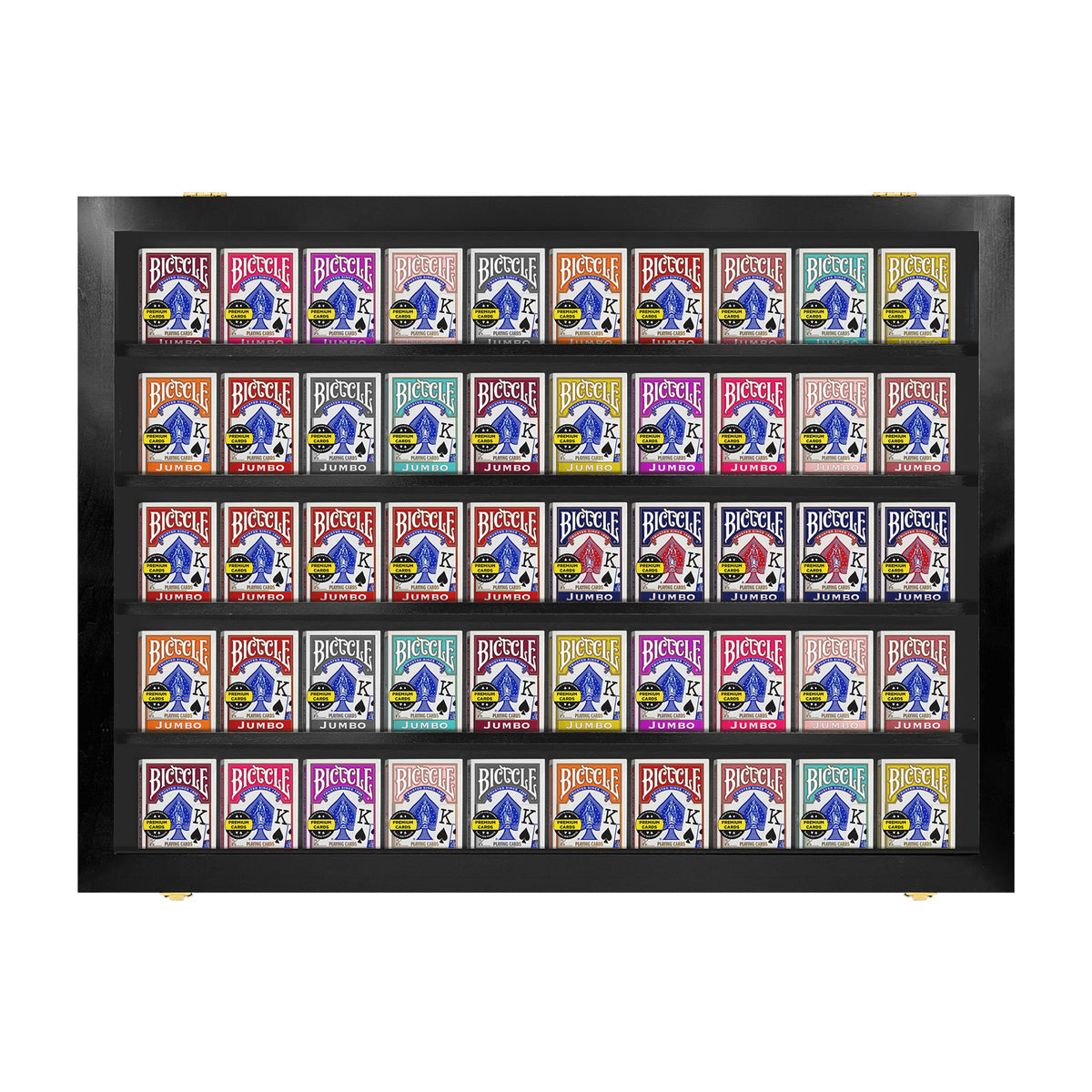 Playing Card Deck Display Case - Holds 50 Decks