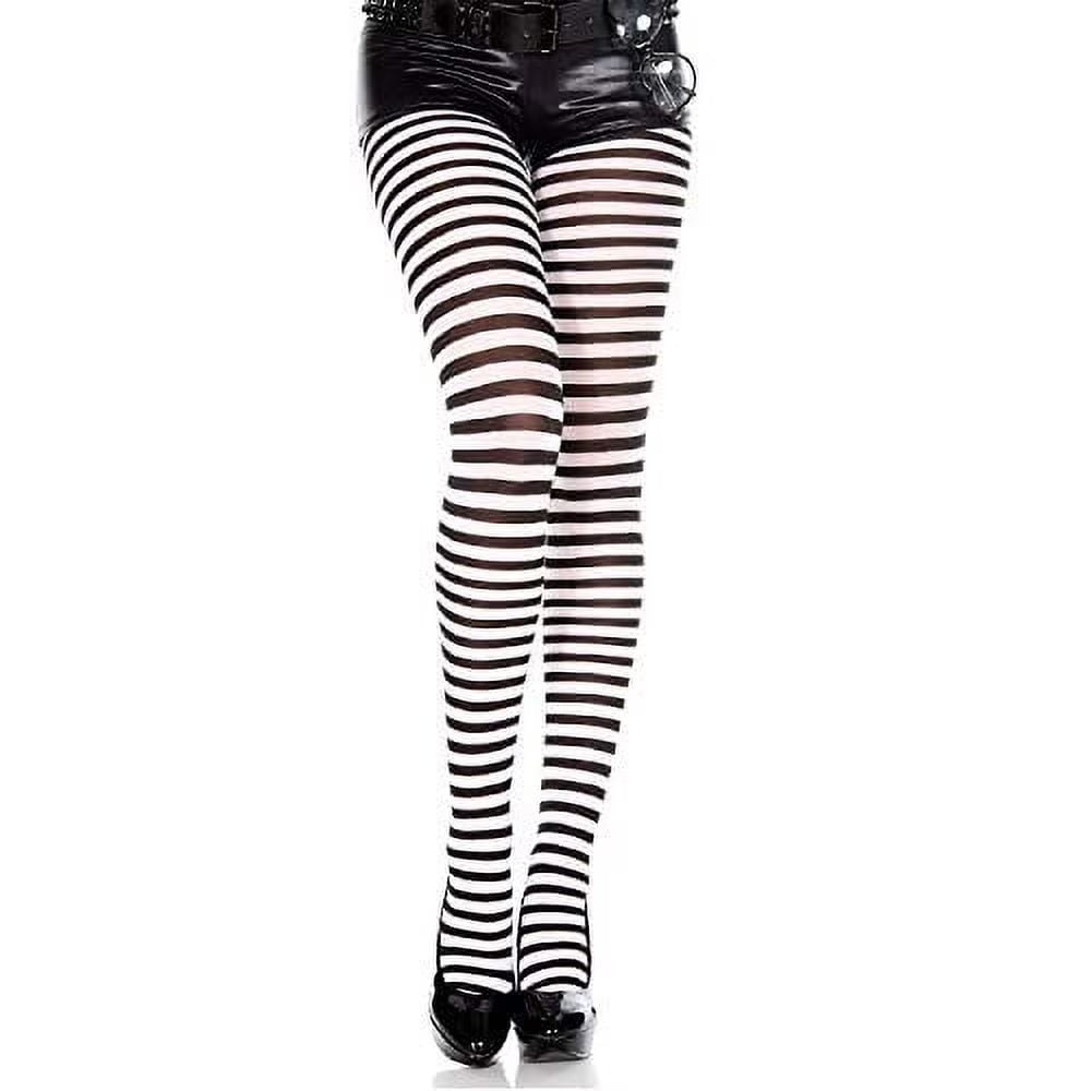Fine Tights Striped Tights For Women by HalloweenStore.com