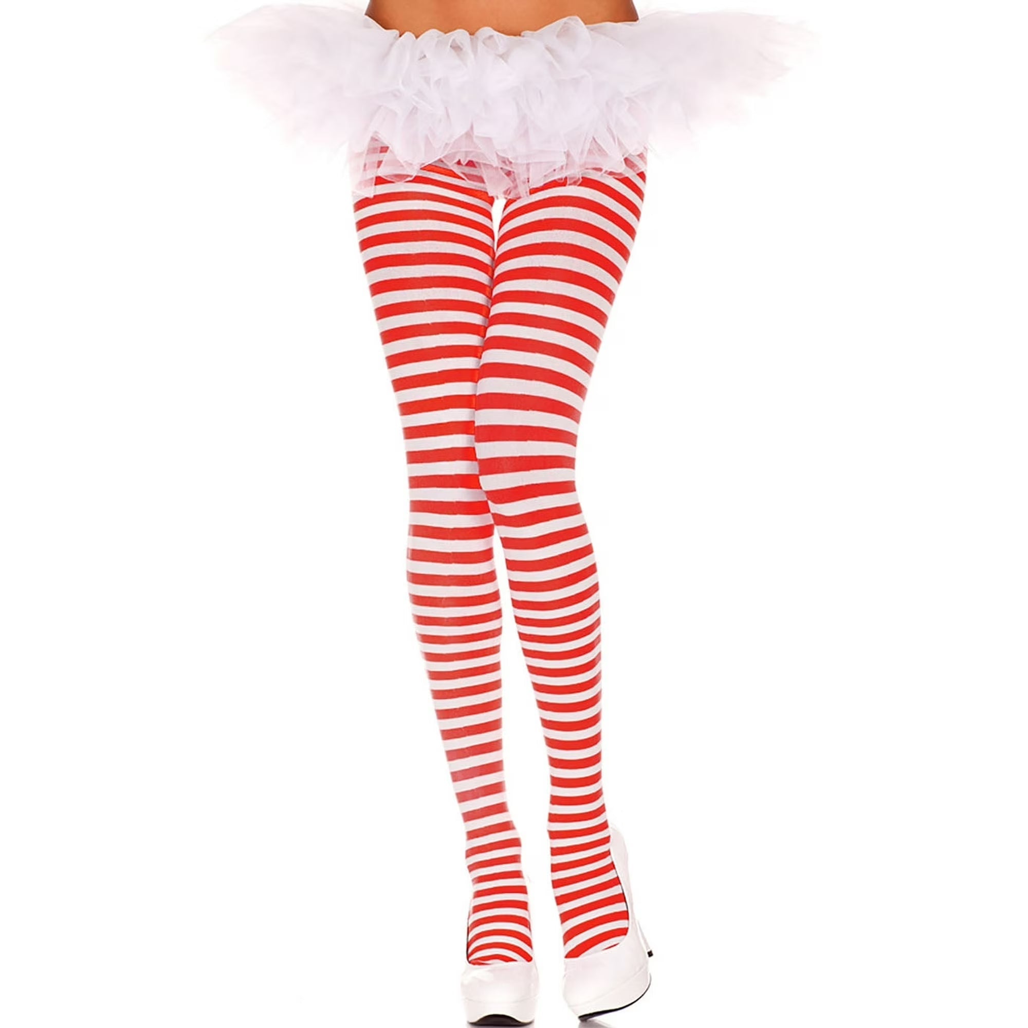 Fine Tights Striped Tights For Women by HalloweenStore.com
