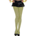 Fine Tights Striped Tights For Women by HalloweenStore.com