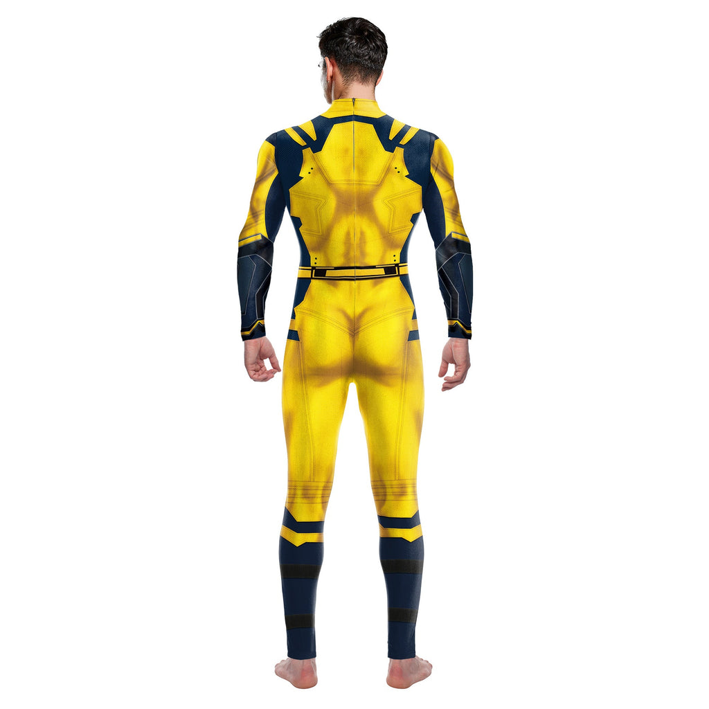 onepiece Halloween movie cos suit Deadpool 3 Wolverine costume playing suit printed jumpsuit by SHOMICOBOUTIQUE