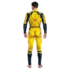 onepiece Halloween movie cos suit Deadpool 3 Wolverine costume playing suit printed jumpsuit by SHOMICOBOUTIQUE