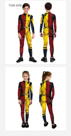 onepiece Halloween movie cos suit Deadpool 3 Wolverine costume playing suit printed jumpsuit by SHOMICOBOUTIQUE