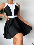 Women's Swimsuit for Hot Spring Bathing with Skirt High-end Design Fat-friendly Tummy and Belly Covering Slimming Sporty Swimming Costume by SHOMICOBOUTIQUE