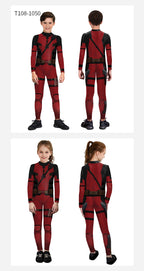 onepiece Halloween movie cos suit Deadpool 3 Wolverine costume playing suit printed jumpsuit by SHOMICOBOUTIQUE