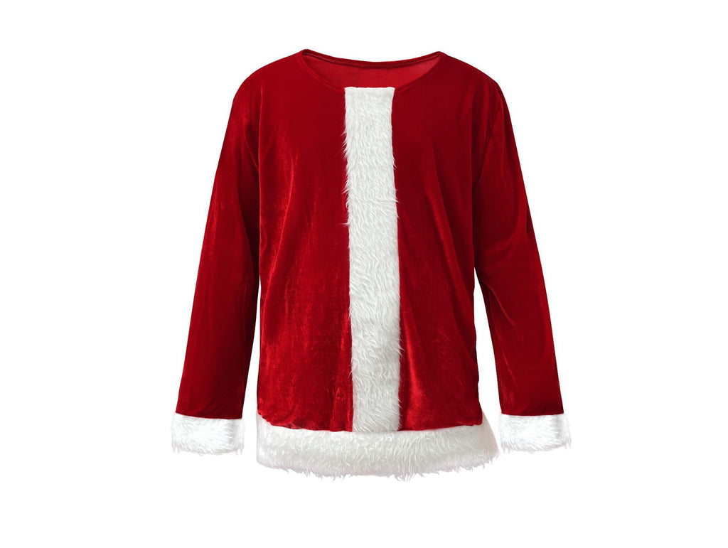 M-4XL Santa Claus Costume for Men Santa Suit Adults Mens Deluxe Professional Christmas Clause Outfit Xmas Cosplay Party Supplies - Big Tim's Magic Emporium