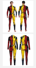 onepiece Halloween movie cos suit Deadpool 3 Wolverine costume playing suit printed jumpsuit by SHOMICOBOUTIQUE