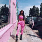 Pink Vest and Cargo Jogger Pants, Separate Options
