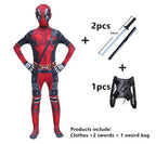 Deadpool tights kids costumes cosplay halloween Deadpool dance clothes anime costumes men by SHOMICOBOUTIQUE