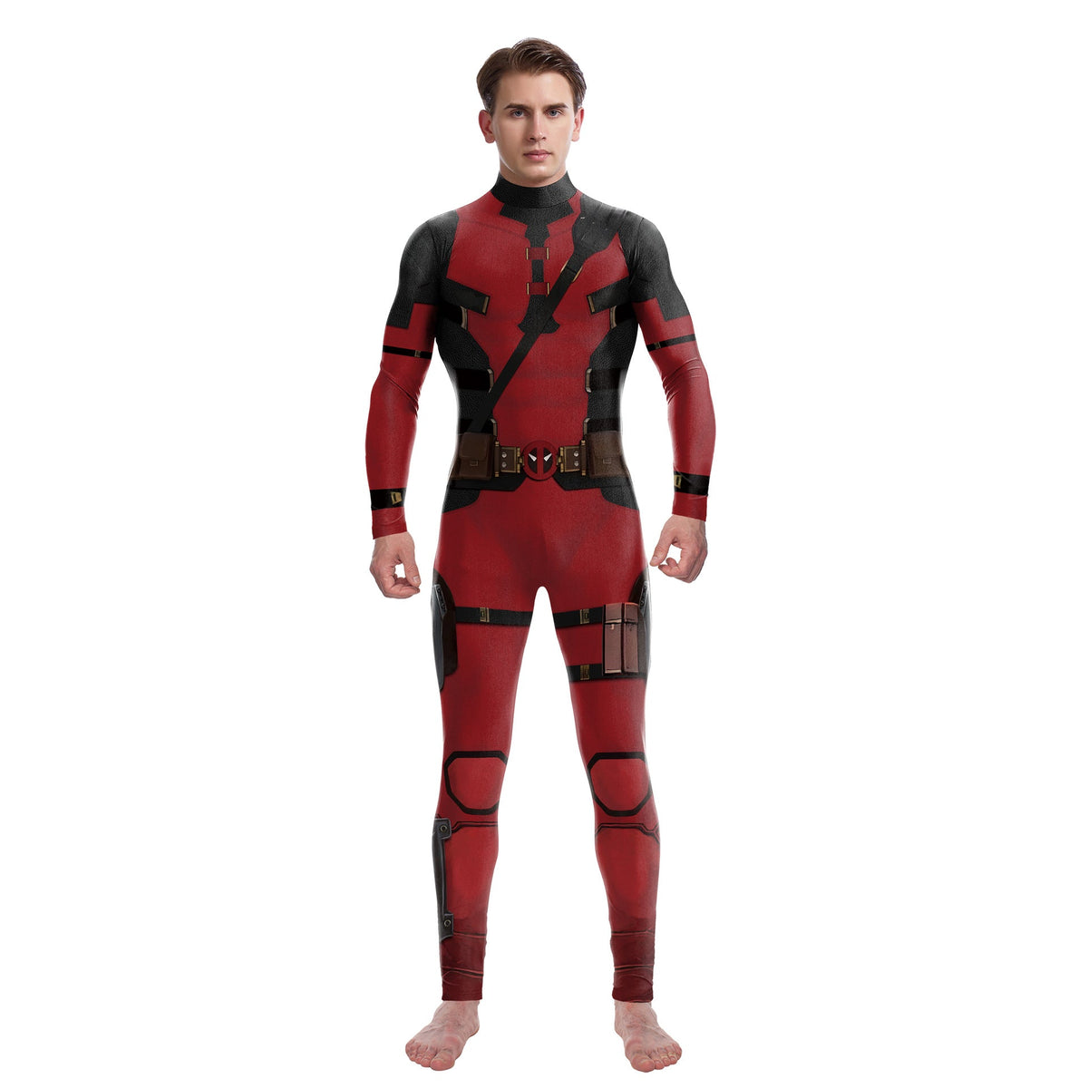 onepiece Halloween movie cos suit Deadpool 3 Wolverine costume playing suit printed jumpsuit by SHOMICOBOUTIQUE