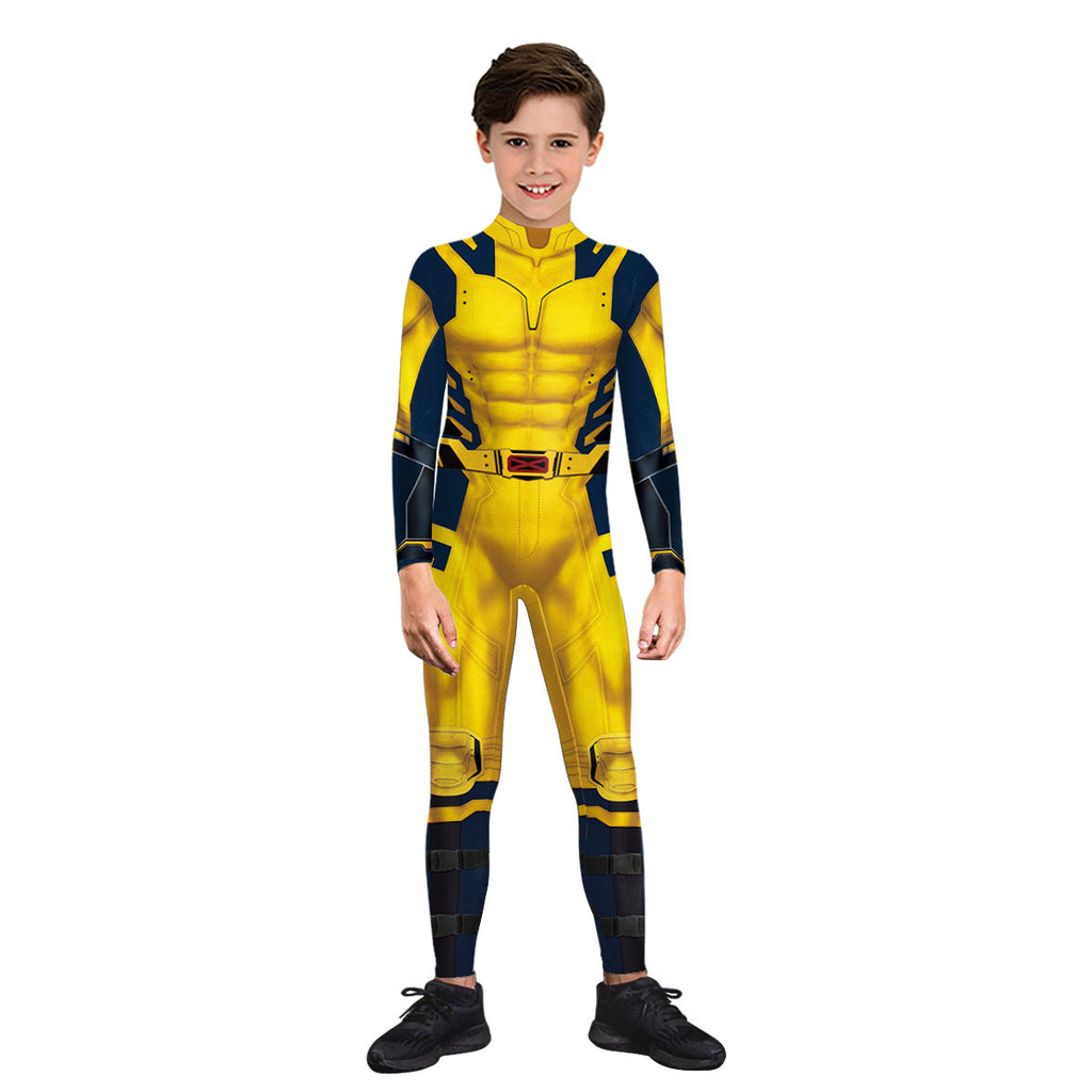 onepiece Halloween movie cos suit Deadpool 3 Wolverine costume playing suit printed jumpsuit by SHOMICOBOUTIQUE