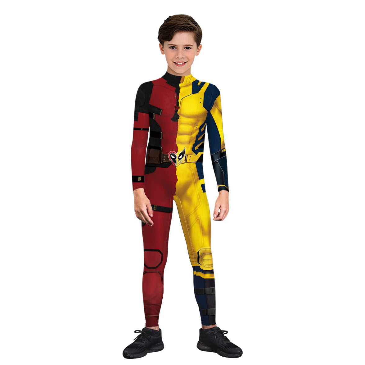 onepiece Halloween movie cos suit Deadpool 3 Wolverine costume playing suit printed jumpsuit by SHOMICOBOUTIQUE