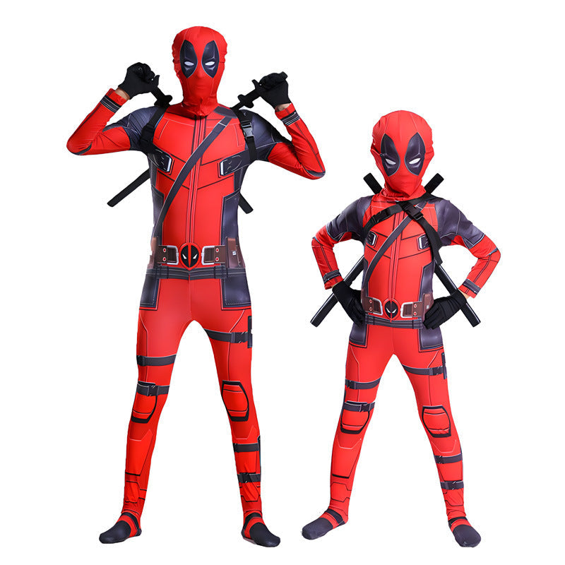 Deadpool tights kids costumes cosplay halloween Deadpool dance clothes anime costumes men by SHOMICOBOUTIQUE