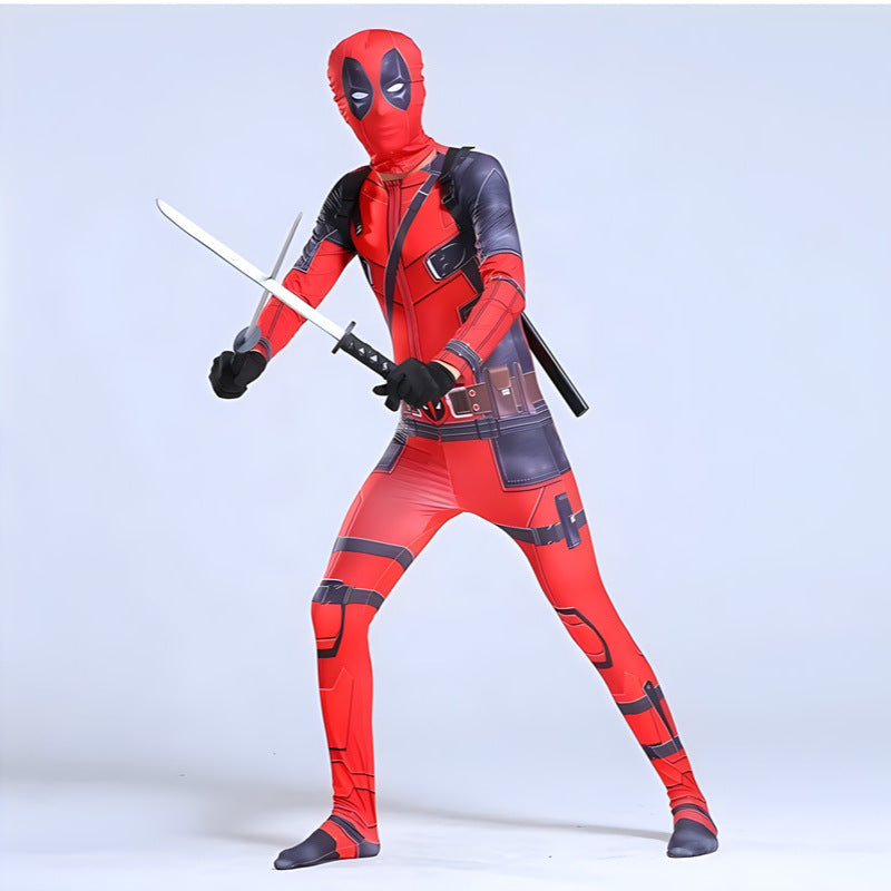 Deadpool tights kids costumes cosplay halloween Deadpool dance clothes anime costumes men by SHOMICOBOUTIQUE