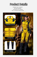 onepiece Halloween movie cos suit Deadpool 3 Wolverine costume playing suit printed jumpsuit by SHOMICOBOUTIQUE