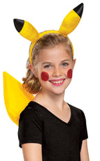 Pikachu Pokemon Yellow Headband and Tail Kit Adult by HalloweenStore.com