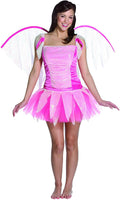 Pink Fantasy Fairy Teen Costume with Wings 12-16 by HalloweenStore.com