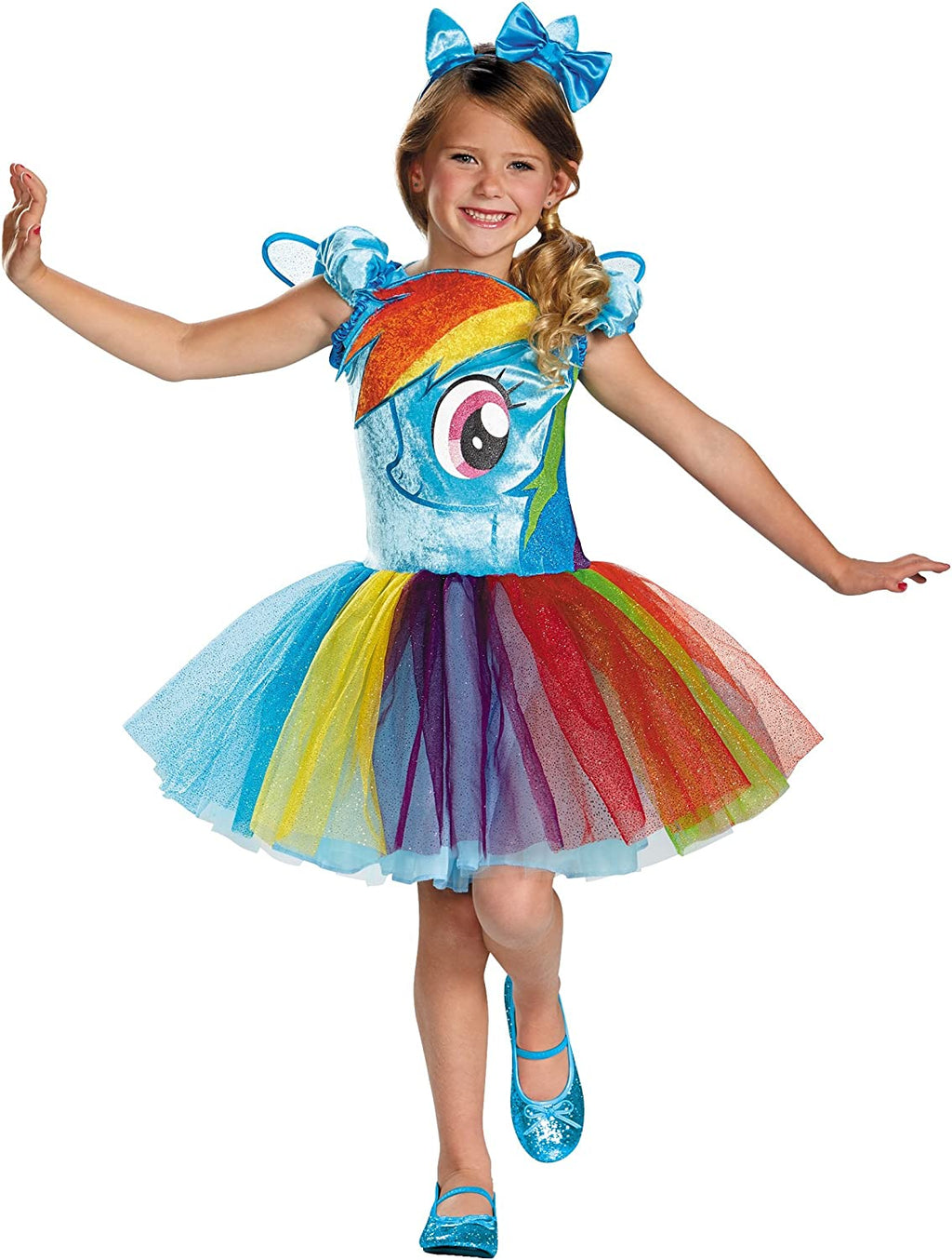 Rainbow Dash My Little Pony High Quality Girls Costume Tutu Dress by HalloweenStore.com