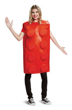 Red Lego Brick Tunic Adult Costume Medium/Large by HalloweenStore.com