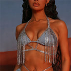 Dazzling Crystal Tassels Bra Chain & Luxurious Nightclub Chest Wrapping Jewelry