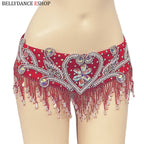 The Stardust Oasis Sirena – Deluxe Crystal & Beaded Belly Dance Bra & Belt 2-Piece Costume Set
