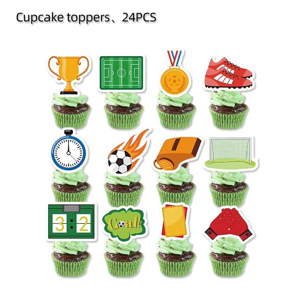 Soccer Party Birthday Party Decorat Slap Bracelets Goodie Bags Keychains Sticker Football Party Supplies Kids Boy Birthday Party