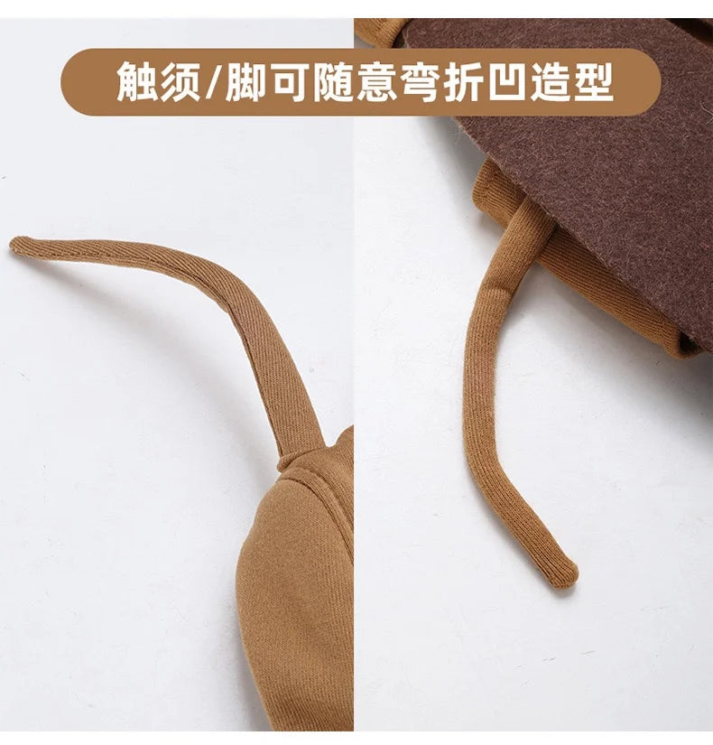 Kawai Pet Transformation Costume Funny Halloween Cockroach Costume Dogs Cats Dress Up Clothing For Outdoor Party Props Gift