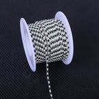 The Stardust Pearl Stream – Premium Silver Base Glass Rhinestone & ABS Pearl Cup Chain Trim