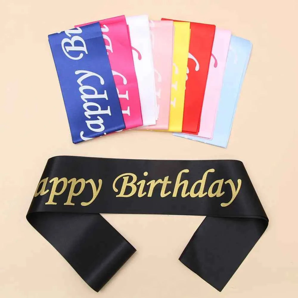 2025 Bachelor Gifts Party Decoration Happy Birthday Sash Party Favors Etiquette belt