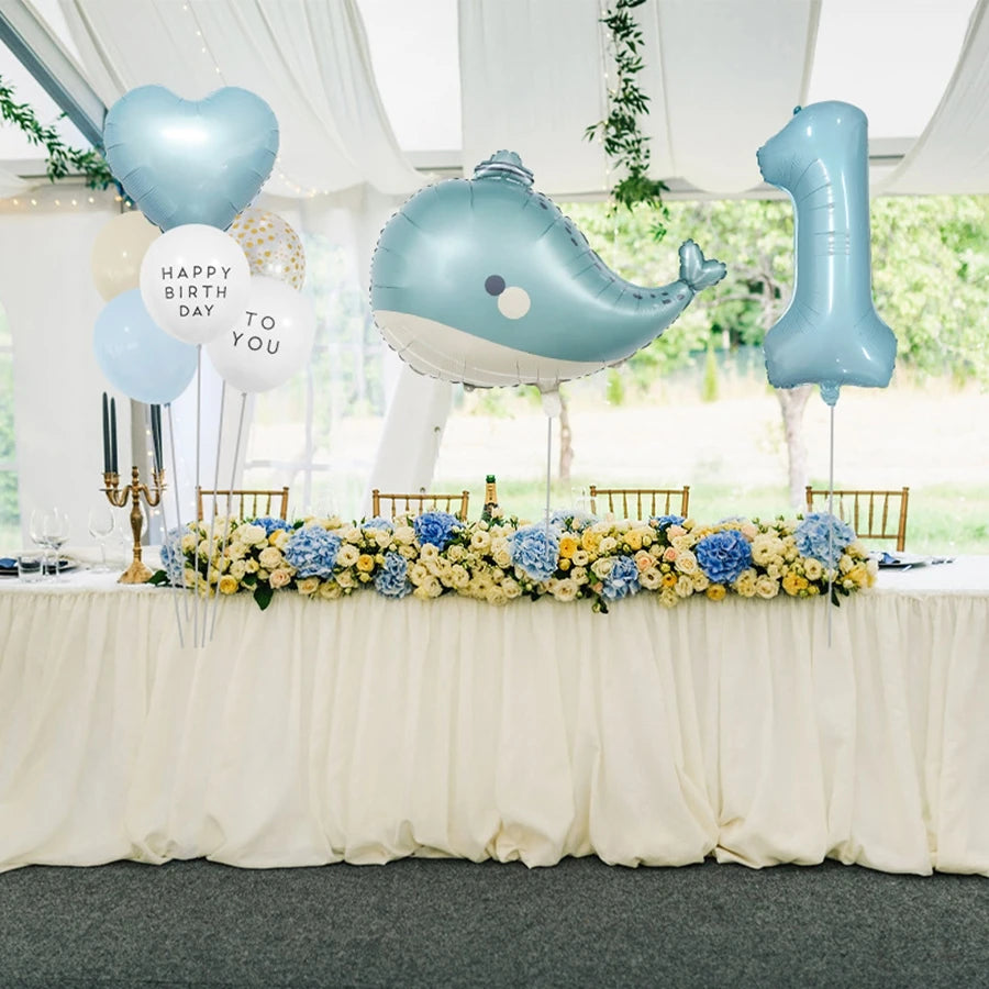 Baby Shower Decorations Number Balloons Birthday Party Decorations Kids Aluminium Foil Ballon Wedding Party Supplies Globals