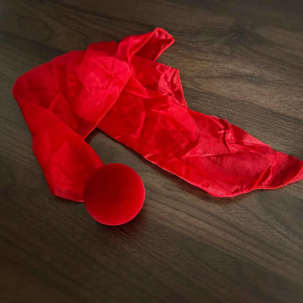 Electric Silk to Ball – Quick Speed Rechargeable Magic Prop (Red or White) - Big Tim's Magic Emporium