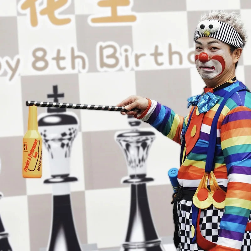 Funny Clown Magic Wine Bottle Trick Stainless Steel Props for Party & Holiday - Big Tim's Magic Emporium