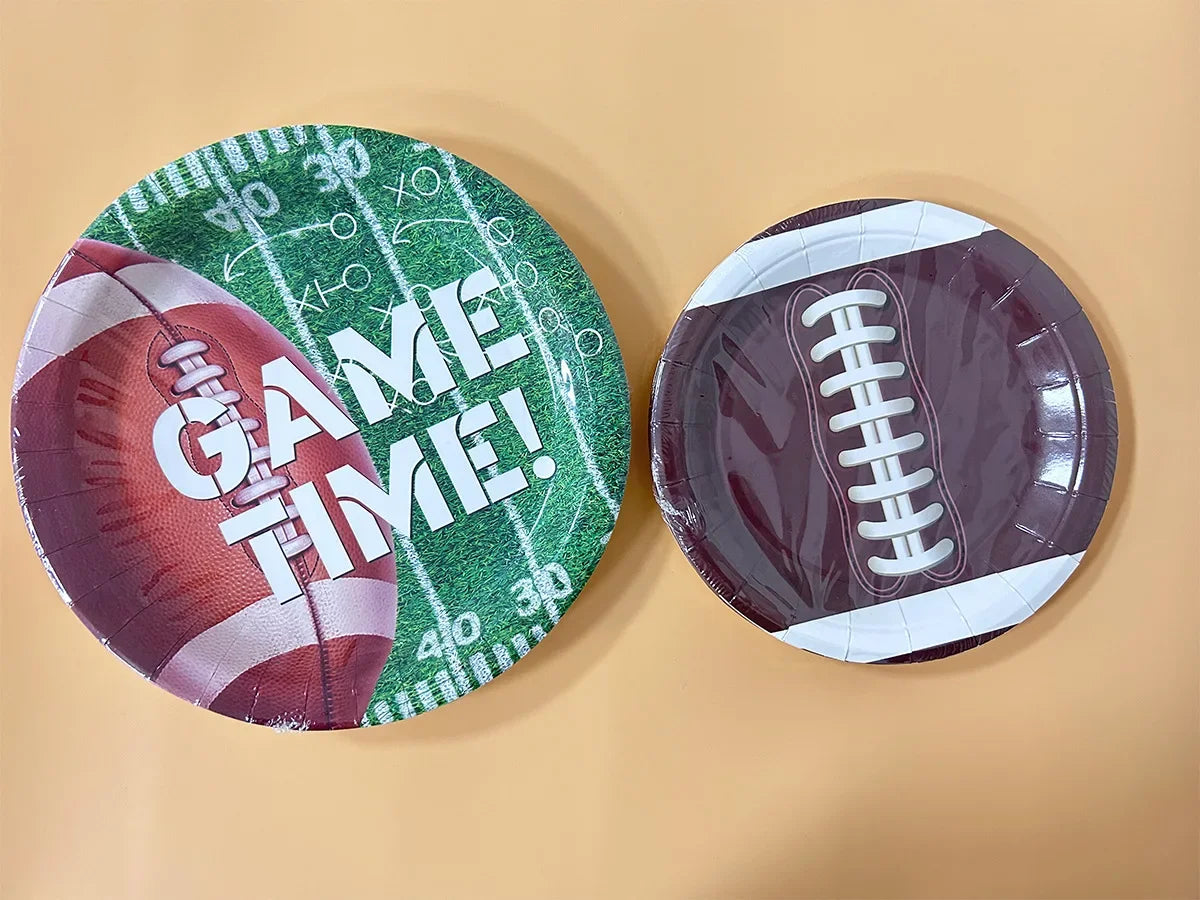 Super Bowl Rugby American Football Children's Birthday Party Paper Decoration Party Supplies Party Supplies Party Decorations - Big Tim's Magic Emporium