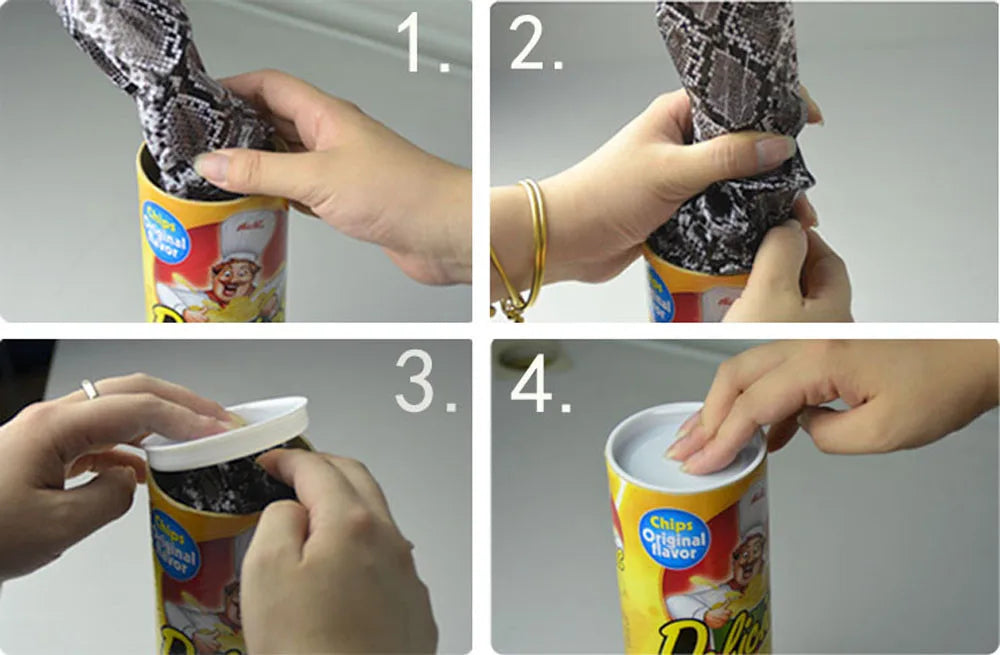 The Potato Chip Snake Stage Magic Tricks Snake Toy April Fool Day Halloween Party Jokes in A Can Gag Gift Scary Fries Fun Toys - Big Tim's Magic Emporium