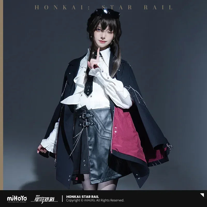 Kafka Game Honkai: Star Rail Jackets Official MiHoYo Theme Cosplay Costume Cloak Trench Unisex Hallowmas Fans Gifts - Big Tim's Magic Emporium