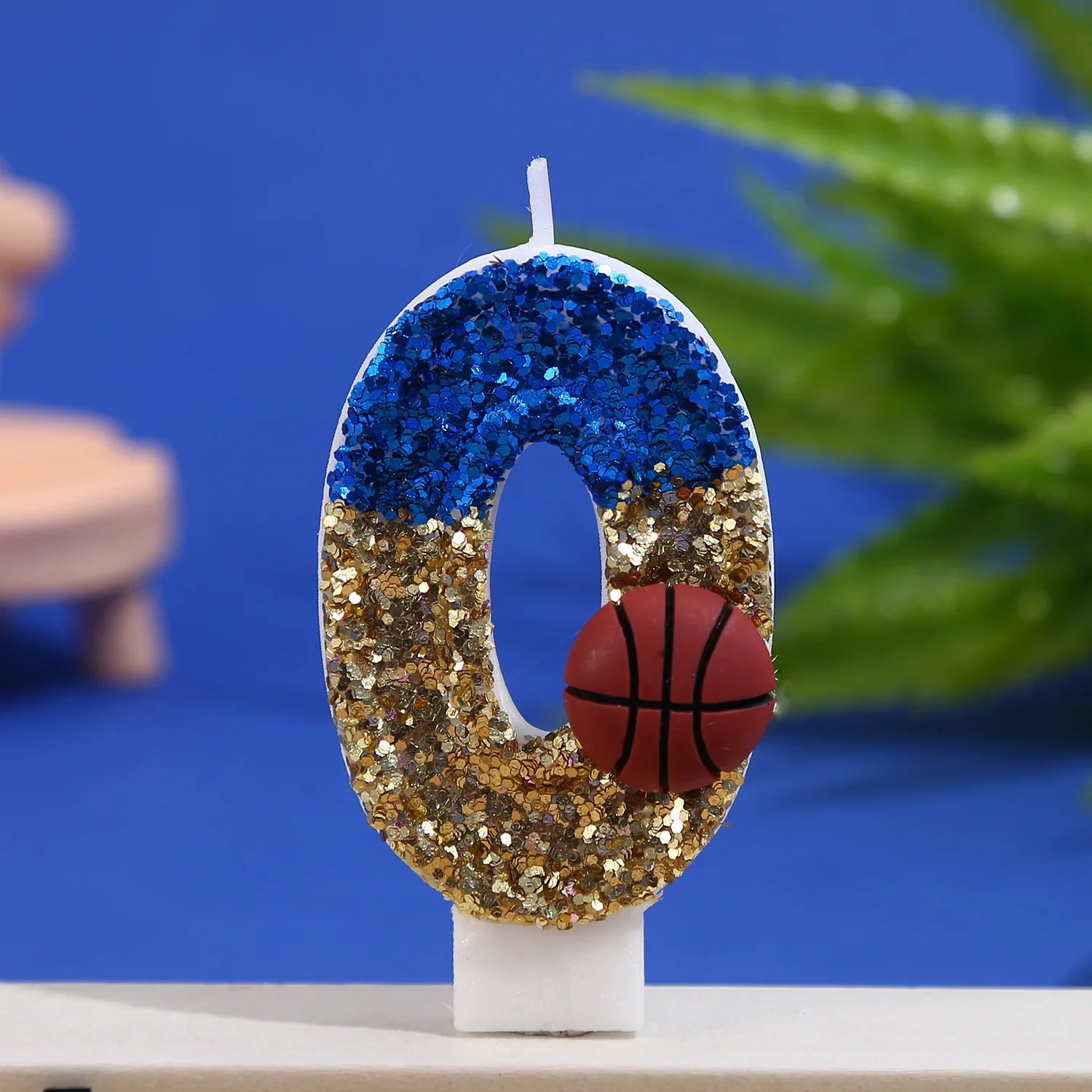 Basketball boy birthday candle holiday cake party creative digital candle
